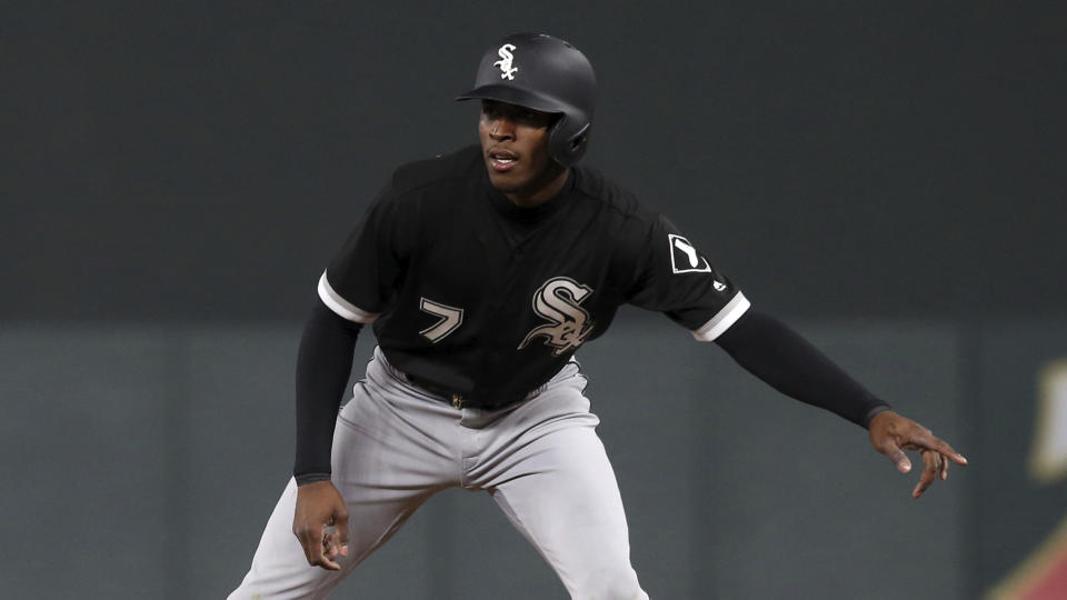 Chicago White Sox’ Tim Anderson has been perfect in stolen base attempts this year, but running on Justin Verlander caused a problem for the Astros’ ace. (AP Photo)