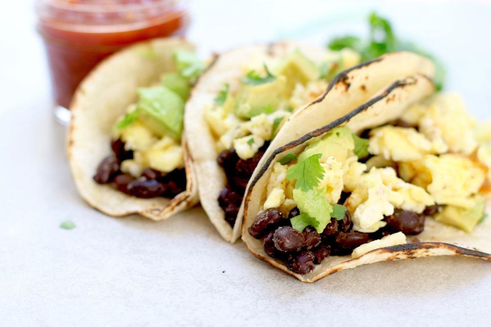 Black Bean Breakfast Tacos