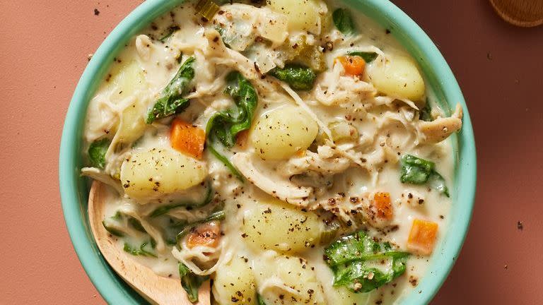 slow cooker creamy gnocchi soup