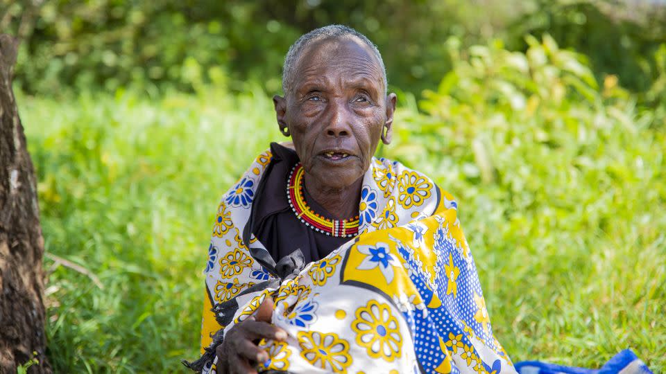 Saitet Noltwalal under a tree - Festo Lang/CNN