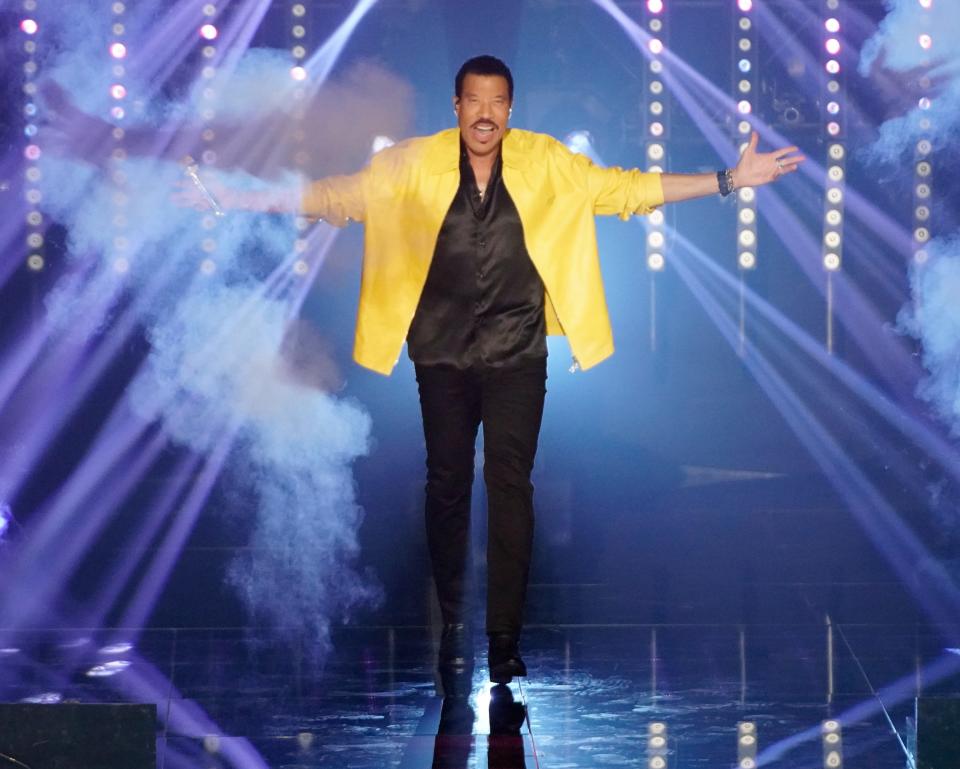 Tuskegee native celebrity judge Lionel Richie shown May 22 on the season finale of "American Idol."