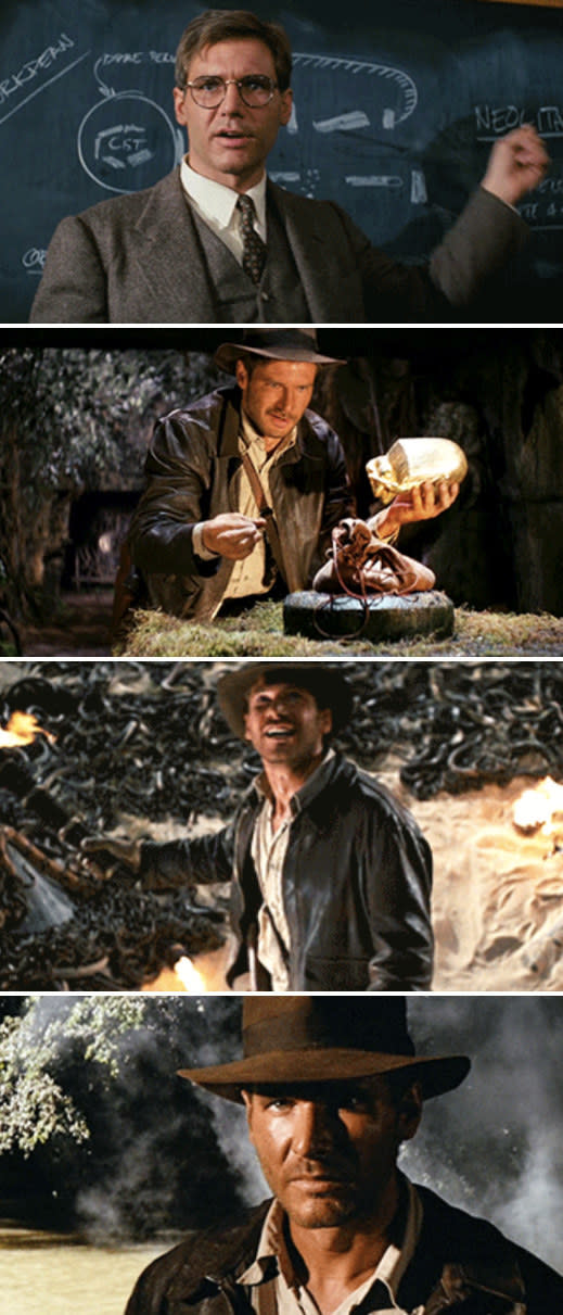 Ford in "Raiders of the Lost Ark"