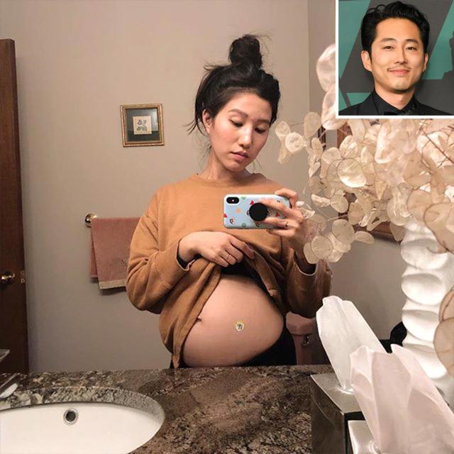 Cyclopen Gemarkeerd klein Second Child on the Way for Steven Yeun and Wife Joana Pak