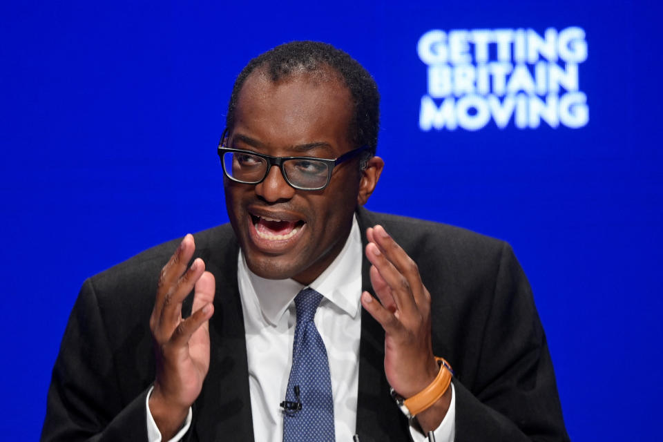 British Chancellor of the Exchequer Kwasi Kwarteng 