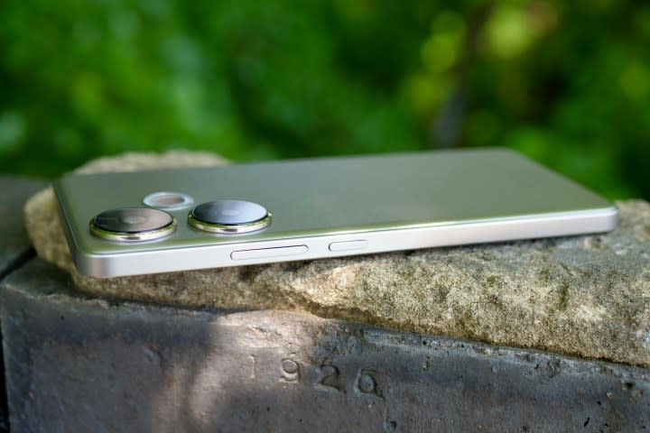 The side of the Poco F6.