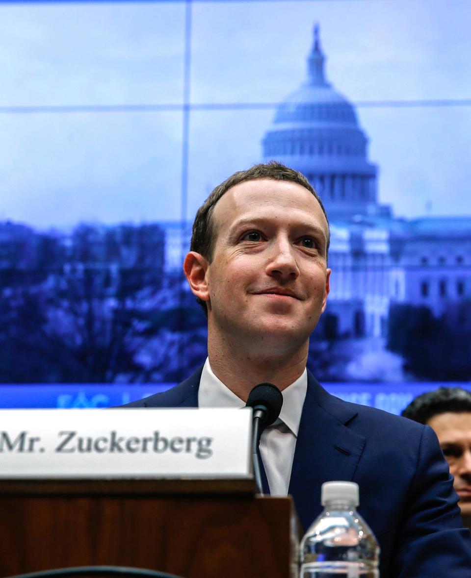 Facebook CEO Mark Zuckerberg is one of many Silicon Valley executives to testify before Congress about the many abuses in the powerful industry. (Photo: Anadolu Agency via Getty Images)