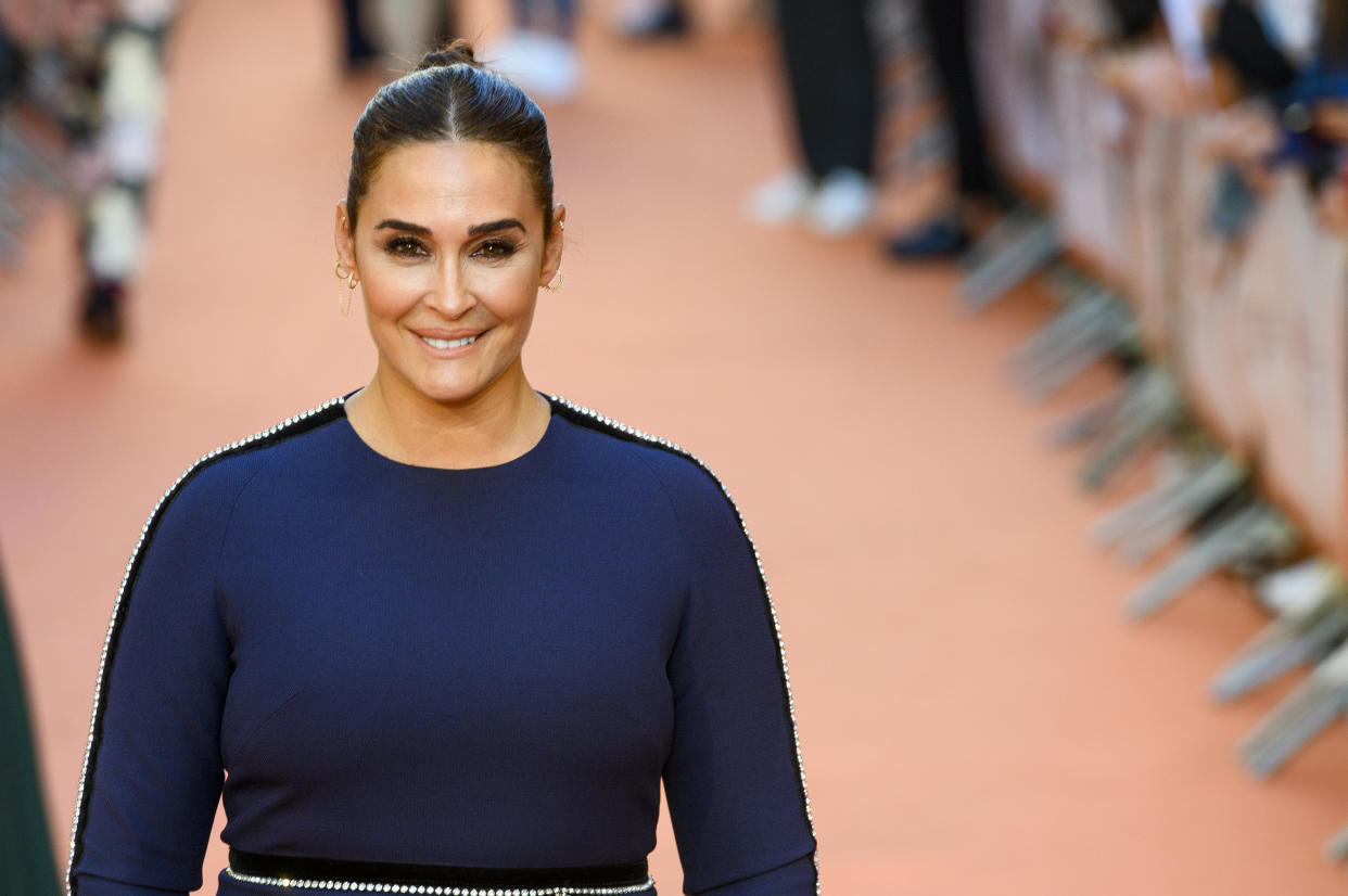 VITORIA-GASTEIZ, SPAIN - SEPTEMBER 03: Vicky Martin Berrocal attends 'Masterchef Celebrity' during FesTVal 2019 at Teatro Principal on September 03, 2019 in Vitoria-Gasteiz, Spain. (Photo by Juan Naharro Gimenez/WireImage)