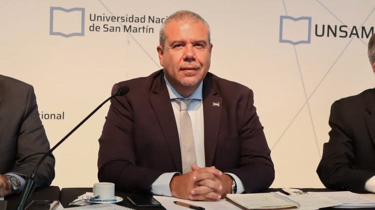 Victor Moriñigo, presidente del CIN y rector de la Universidad Nacional de San Luis (UNSL)