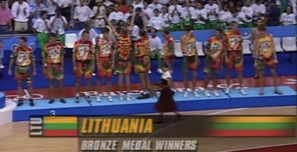 Lithuania bronze medal winners