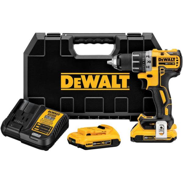 2) DEWALT 20-Volt Brushless Compact Drill/Driver