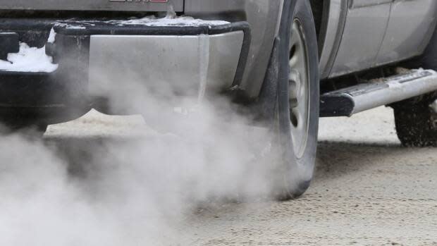 Many municipalities have anti-idling bylaws, but most don't proactively enforce them, says Gabriella Kalapos, executive director of Clean Air Partnership. That doesn't mean the bylaws are pointless. Kalapos says the education part of the bylaw is an important tool to remind people to turn off their engines. (Yvon Theriault/CBC - image credit)