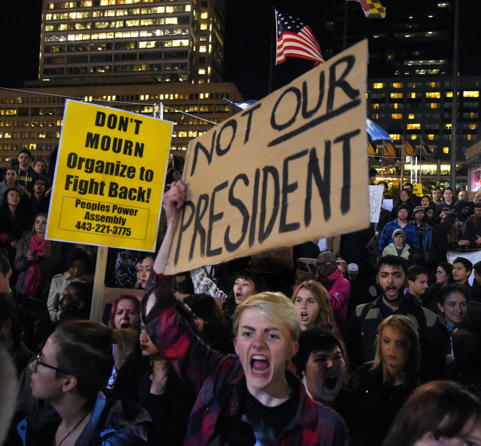 Protests after Donald Trump’s victory