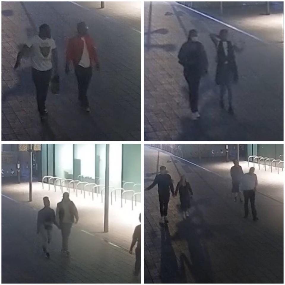 Police would like to speak to these people who may have walked past the assault without realising (Met Police)