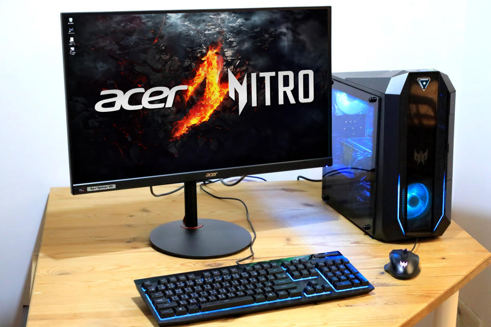 「Acer Nitro XV272U R3」27吋電競螢幕具備2K高解析度以及180Hz高刷新率加上無反射面板，能使玩家能清楚偵查敵人位置、躲避掩護