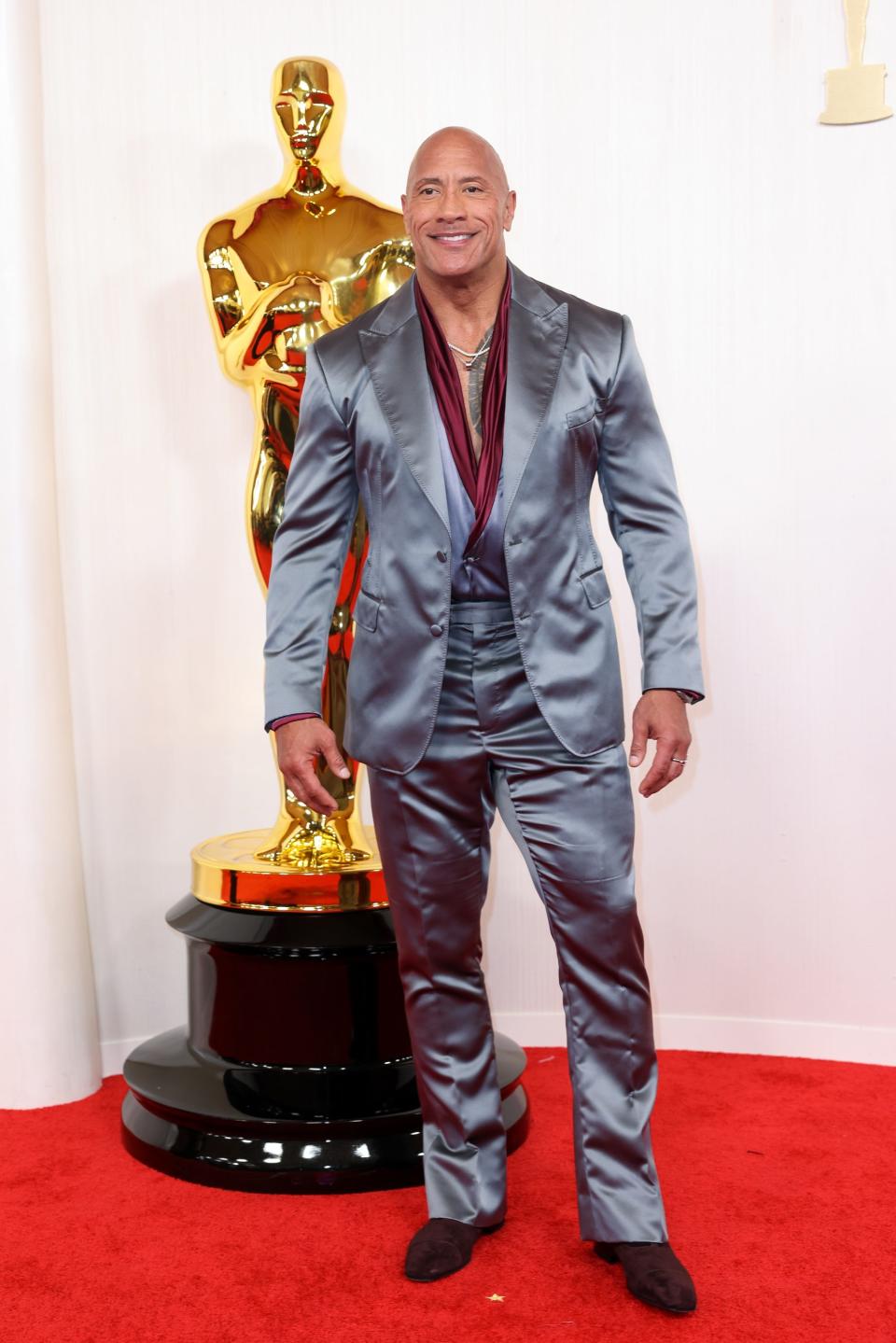 The Rock attends the 2024 Oscars