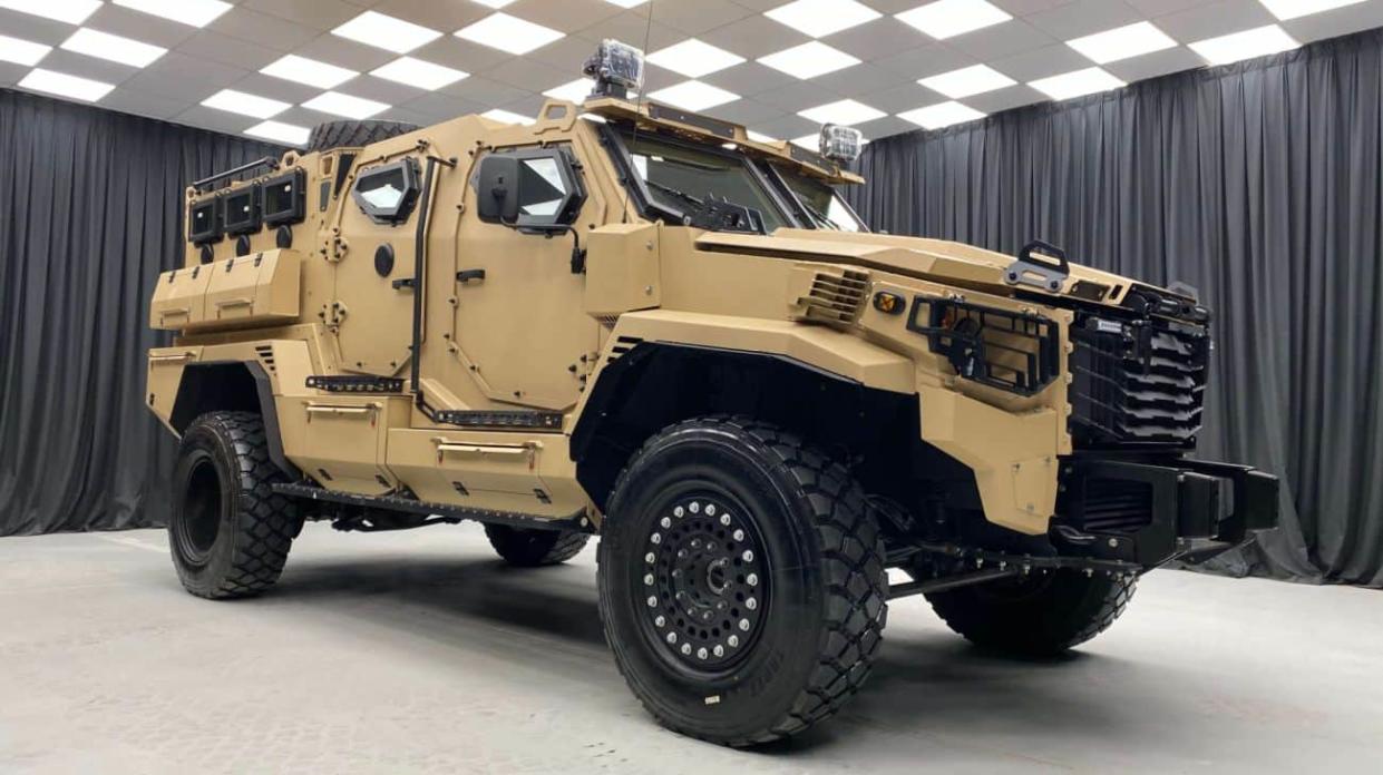 Photo: BATT UMG armoured vehicle by The Armored Group company