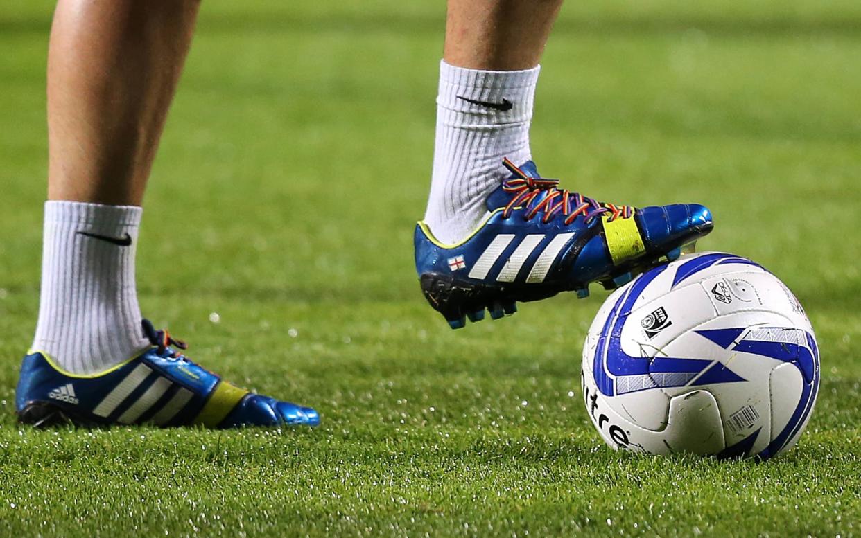 Players have worn rainbow laces in a bid to promote inclusion and diversity in football - 2013 Getty Images