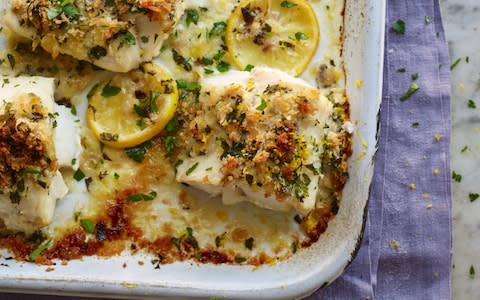 Easy crispy baked cod