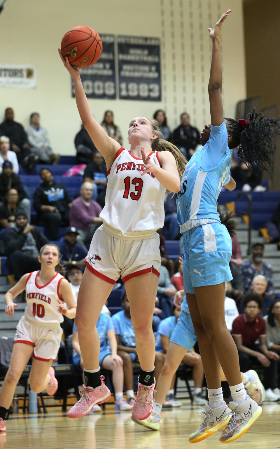 Jackie Funk scored 16.9 points per game during the regular season with the Penfield Patriots.