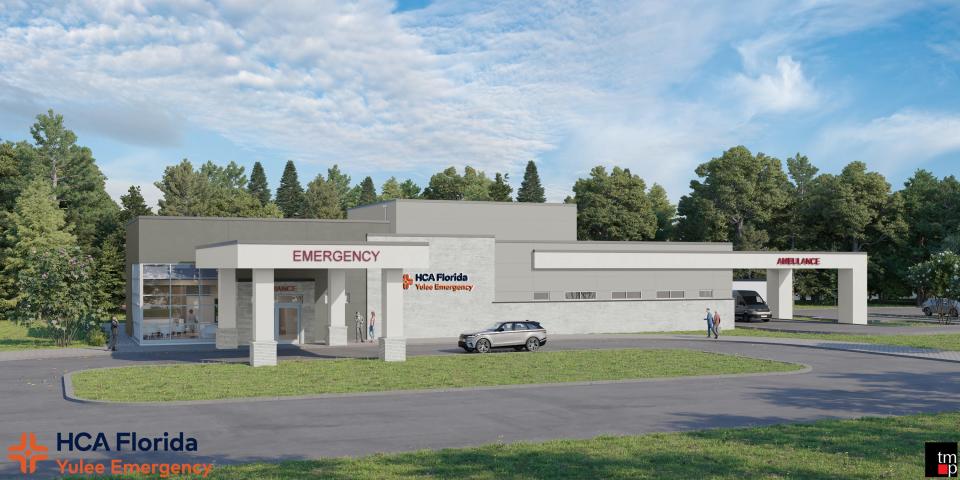 Construction is underway on the $16.9 million HCA Florida Healthcare Yulee Emergency center, which is expected to open in early 2025,