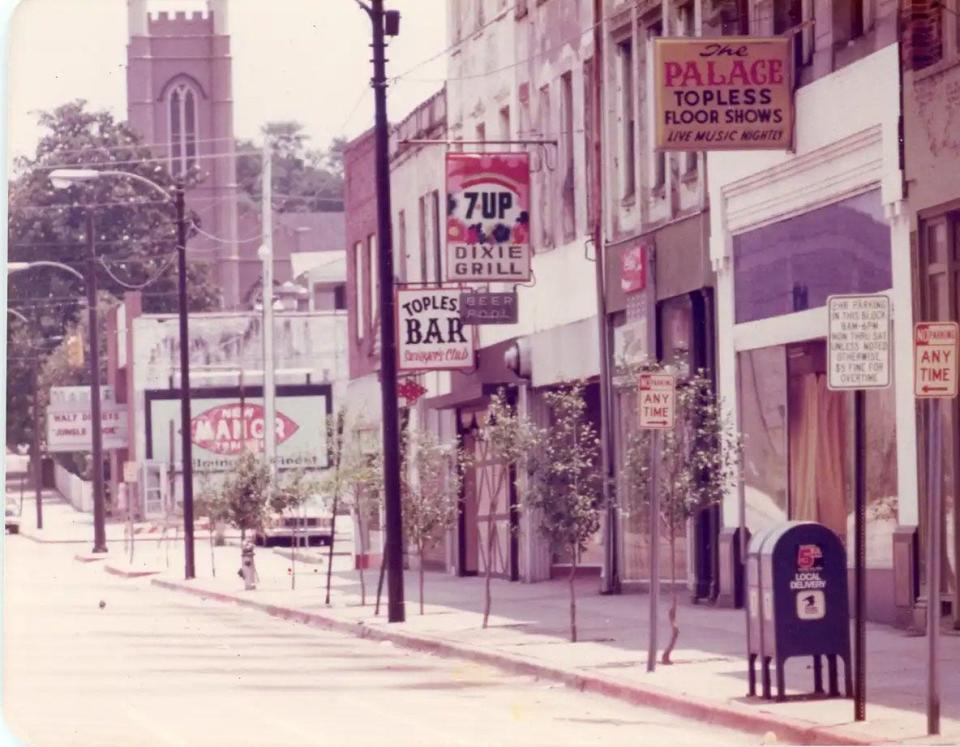 The Manor Theater at 208 Market St. can be seen in this picture from 1978, when Disney's "Jungle Book" was on the marquee.
