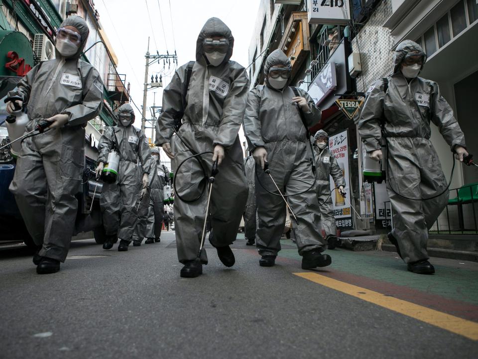 SouthKorea novel coronavirus spread wooha Cho:Getty Images