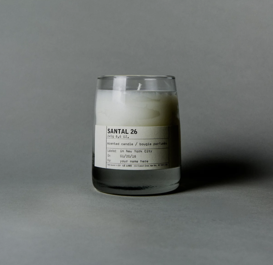 11) Santal 26 Classic Candle