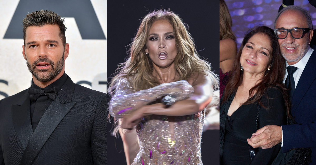 Ricky Martin (Photo by Dominique Charriau/Getty Images)
Emilio y Gloria Estefan (Photo by Romain Maurice/Getty Images for Haute Living)
Jennifer López (Photo by Khaled DESOUKI / AFP) 