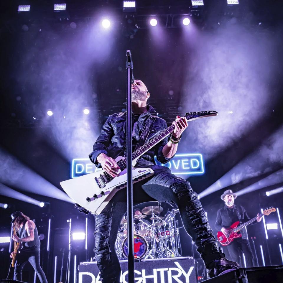 Chris Daughtry and his rock band Daughtry will perform at Agua Caliente Resort Casino Spa in Rancho Mirage, Calif., on Jan. 20, 2024.