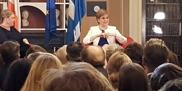 Nicola Sturgeon visits Dublin