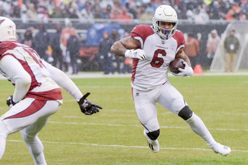 Arizona Cardinals running back James Conner should not be in fantasy football lineups if you have stock in a better option. File Photo by Mark Black/UPI