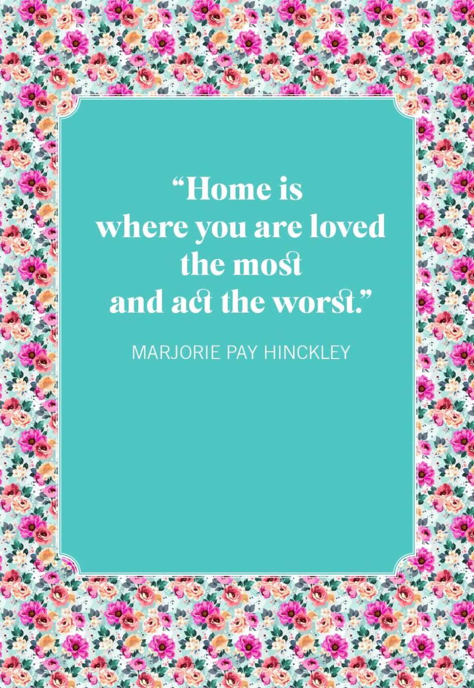 marjorie pay hinckley family quotes