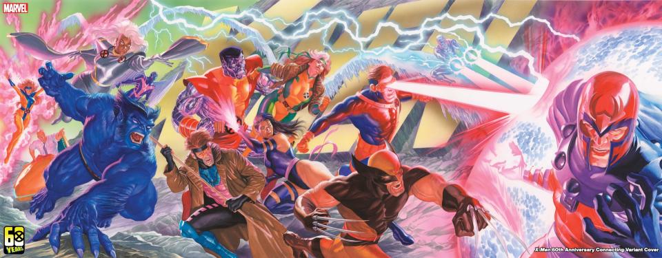 Uncanny Avengers #1 Alex Ross connecting variant covers