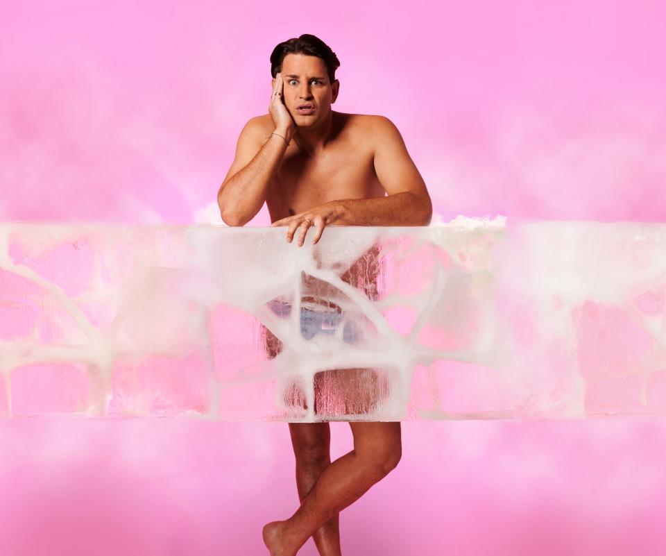 Ollie Locke in Celebrity Save Our Sperm.