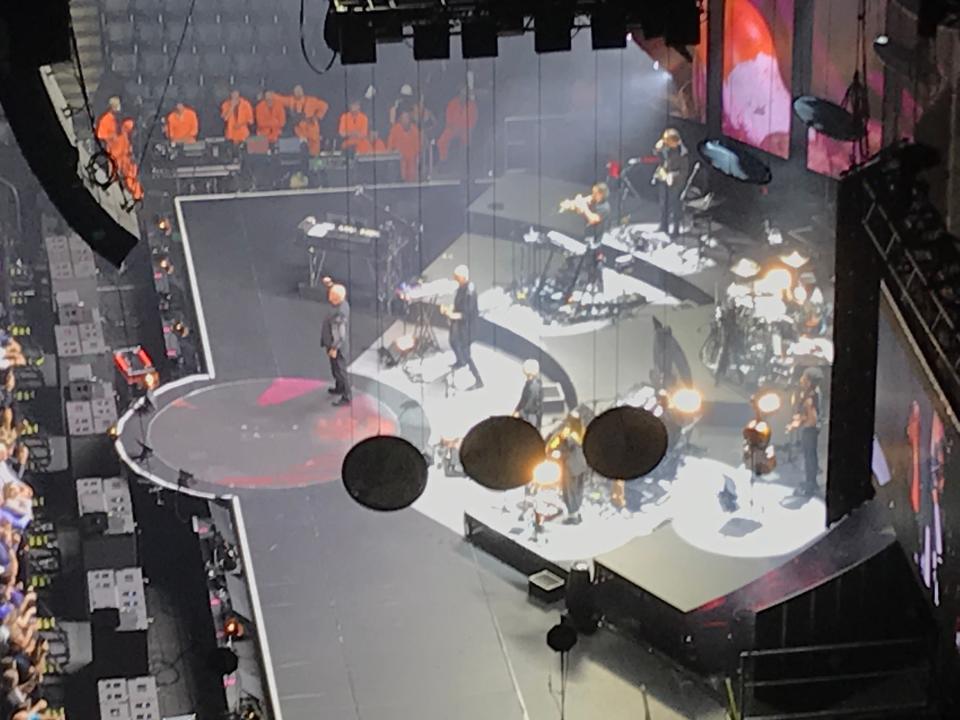 Peter Gabriel and his band at tour stop #3 in Toronto.