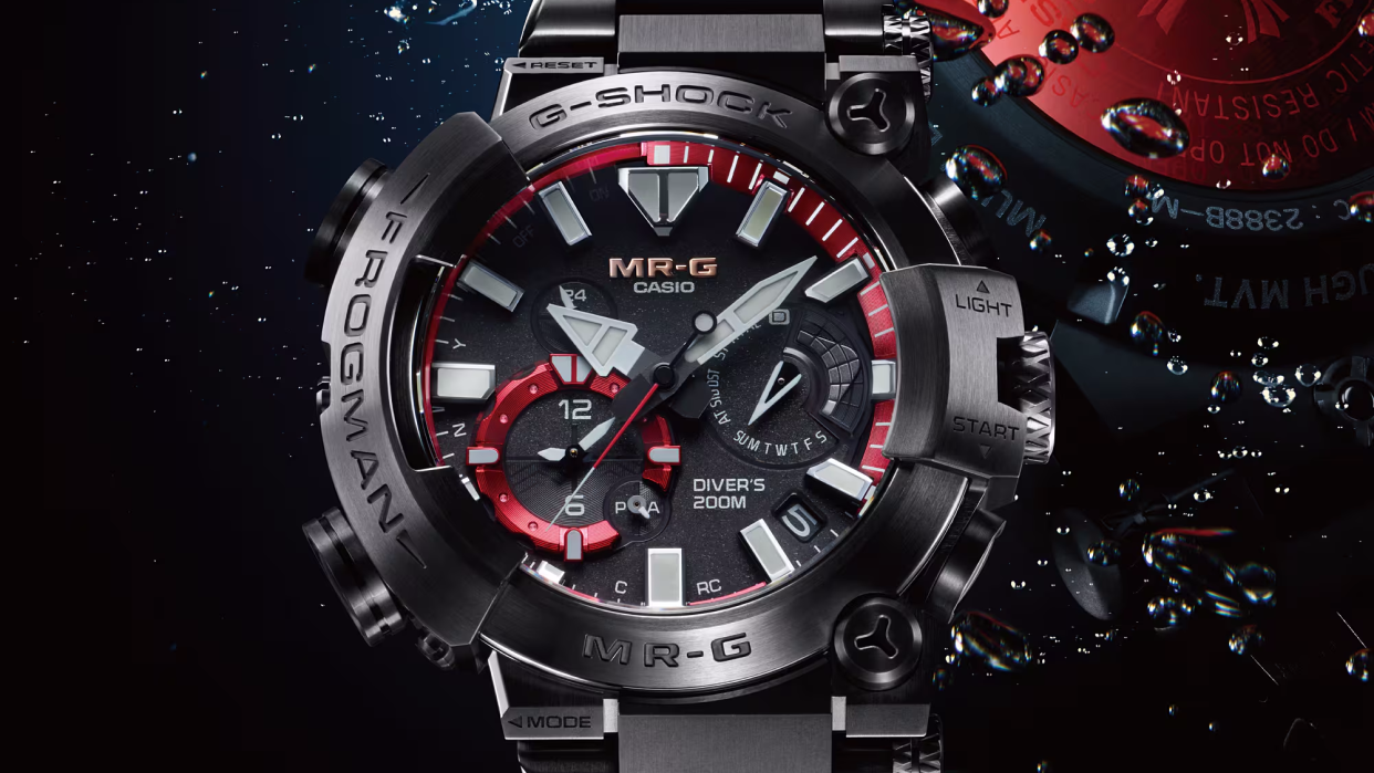  Casio G-Shock Frogman MRG-BF1000B-1A watch. 