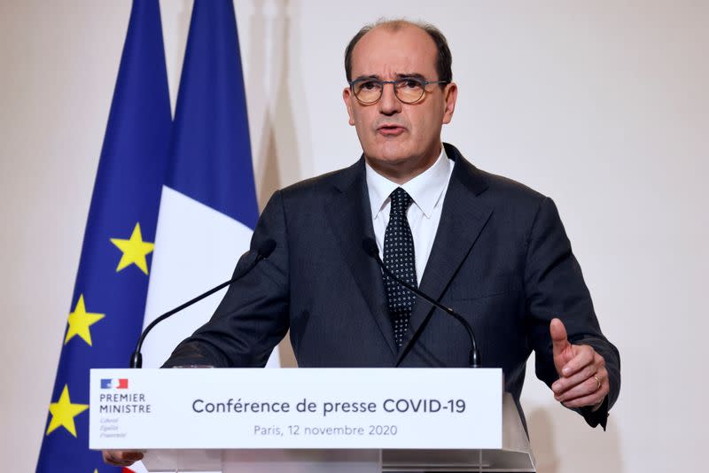 French PM Castex holds COVID-19 news conference