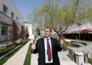 David Sedney, acting president of American University of Afghanistan speaks during an interview at a American University in Kabul, Afghanistan March 27, 2017.REUTERS/Mohammad Ismail