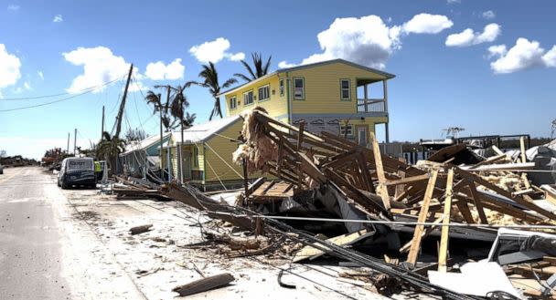 PHOTO: Alan Lynch's house in Matlacha, Fla., was destroyed by Hurricane Ian. (Miles Cohen/ABC News)