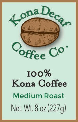 3) KonaDecaf Coffee Co. Medium Roast