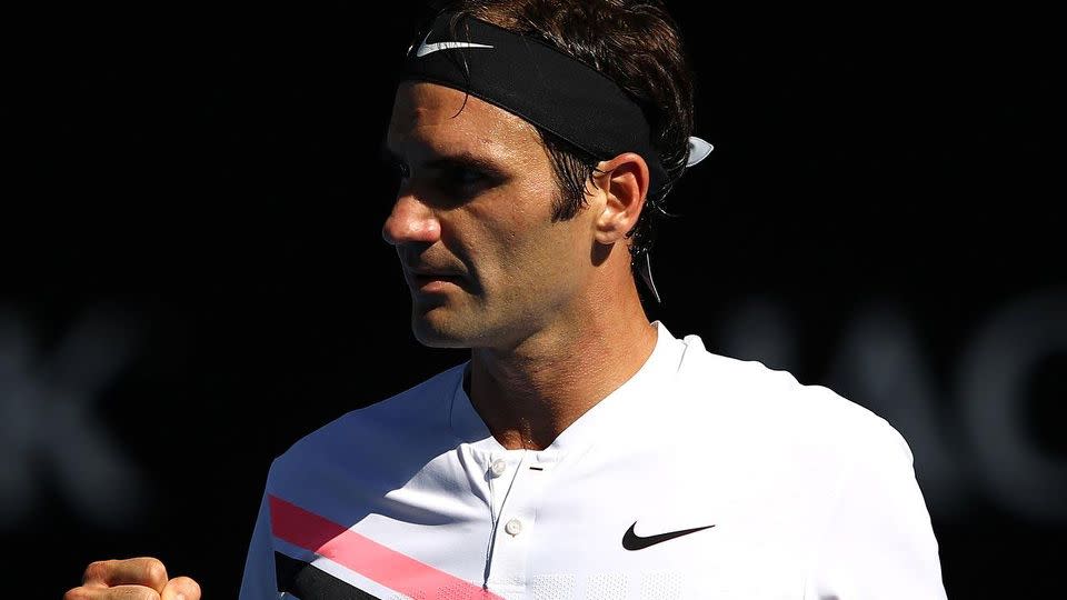 Roger Federer. Pic: Getty