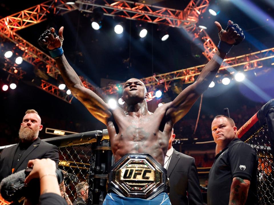 Adesanya regained the UFC middleweight title with his win over Pereira (Getty Images)