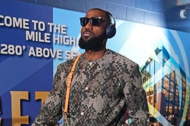 LeBron James Dons Head-to-toe Louis Vuitton for Lakers vs. Nuggets