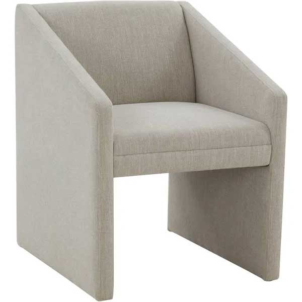 neutral armchair