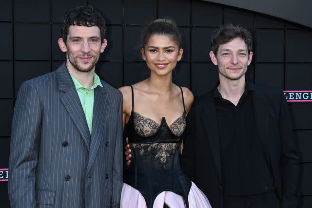 <p>Gilbert Flores/Variety via Getty</p> Josh O'Connor, Zendaya and Mike Faist