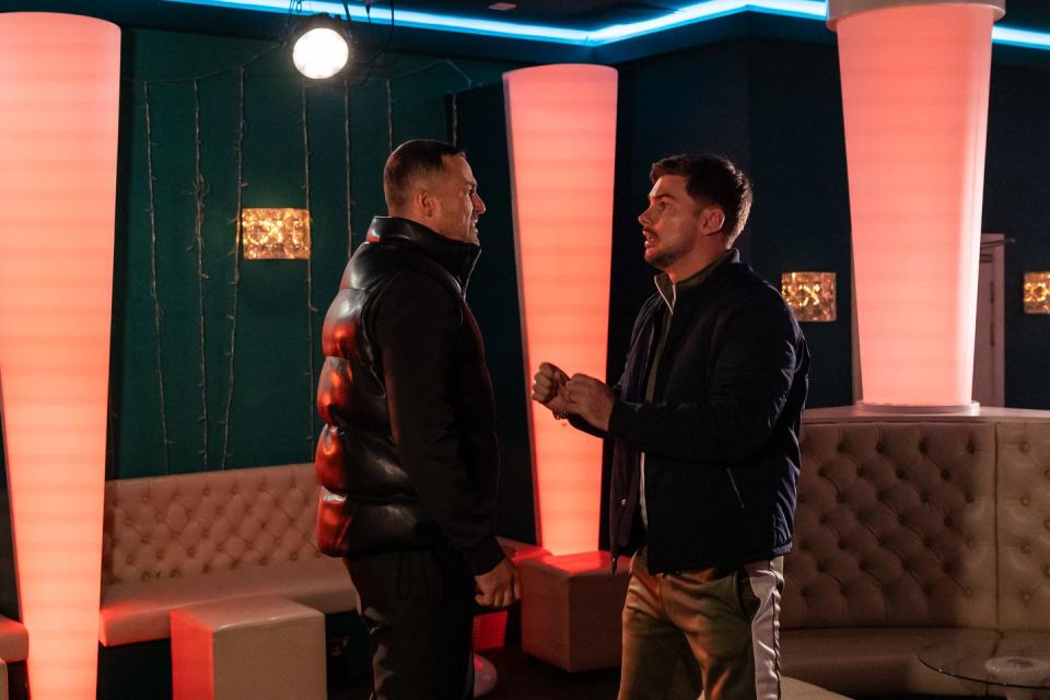 warren fox and ste hay in hollyoaks