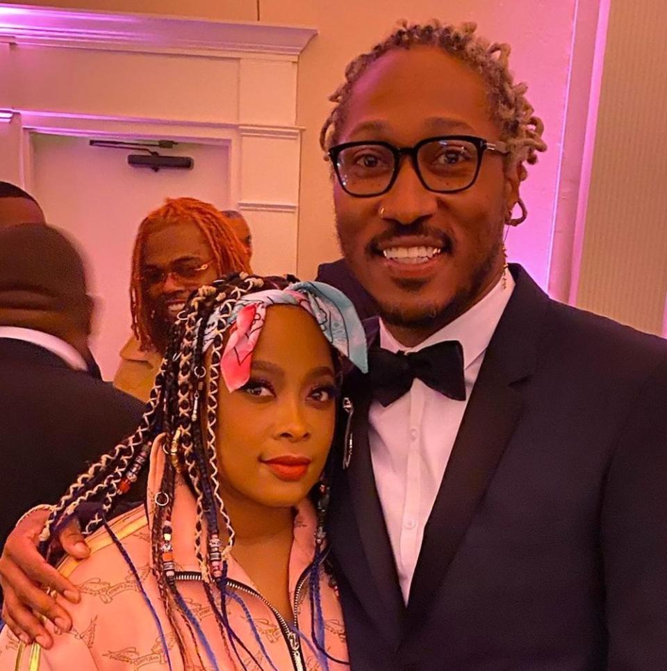 Da Brat with rapper Future