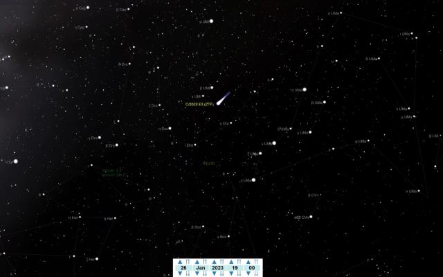 When, where and how to see the green comet C/2022 E3 : NPR