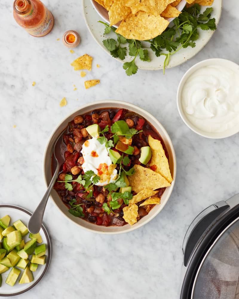 Slow Cooker Vegetarian Chili