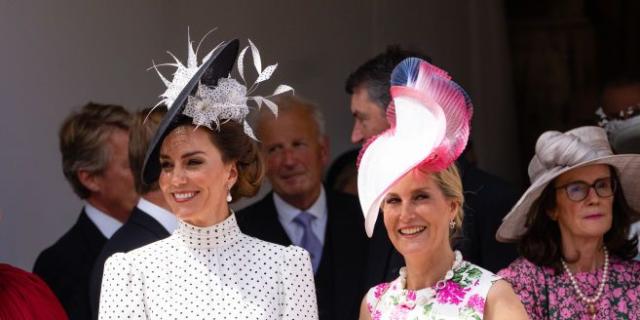 Kate Middleton and Sophie, Duchess of Edinburgh Carried